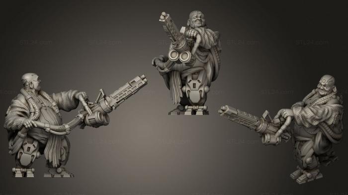 Figurines heroes, monsters and demons (Daoming, STKM_2157) 3D models for cnc